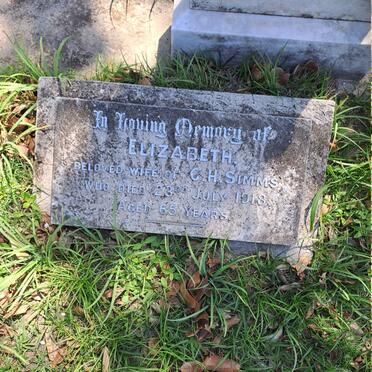 SIMMS Elizabeth -1918