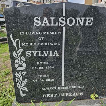SALSONE Sylvia 1934-2018