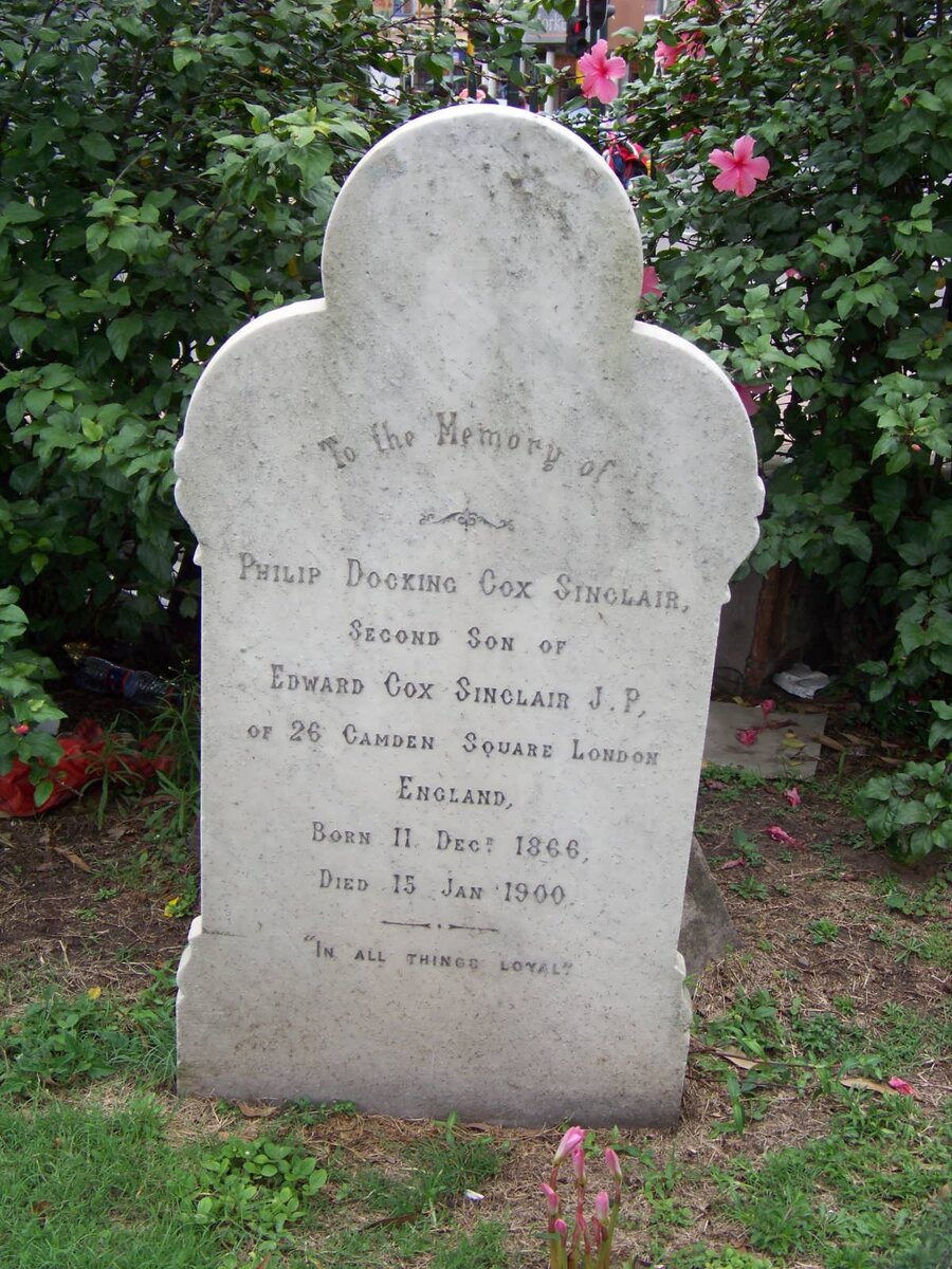SINCLAIR Philip Docking Cox 1866-1900