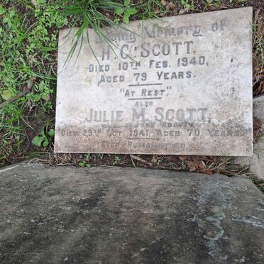 SCOTT H.C. -1940 & Julie M. -1941