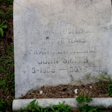 SMITH Frank Laurence John 1905-1984