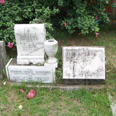 SCHREIBER Emile B. 1832-1906 &amp; Mary Ann Eliza 1846 -1930 :: SCHREIBER Bernard George 1885-1945 &amp; Alice Letitia 1884-1965