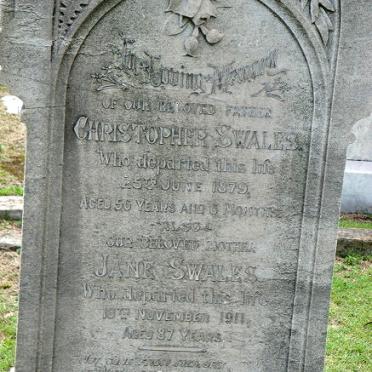 SWALES Christopher -1879 &amp; Jane -1911