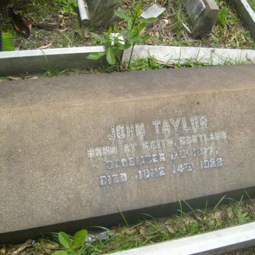 TAYLOR John 1877-1922