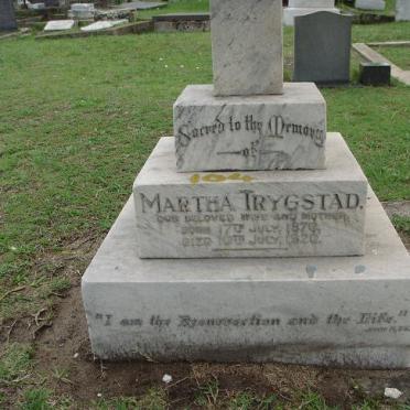 TRYGSTAD Martha 1876-1920