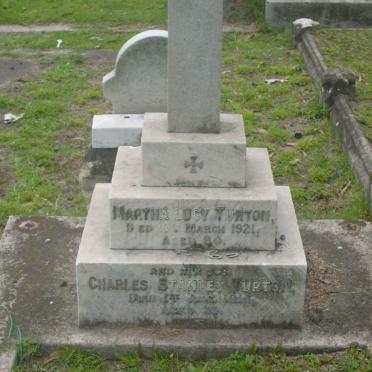 TURTON Martha Lucy -1921 :: TURTON Charles Stanley -1916