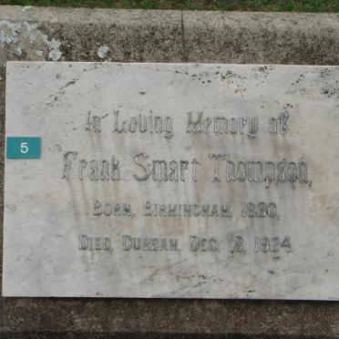 THOMPSON Frank Smart 1880-1924