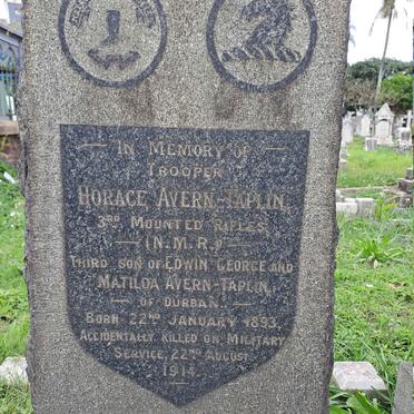 TAPLIN Horace, AVERN 1893-1914