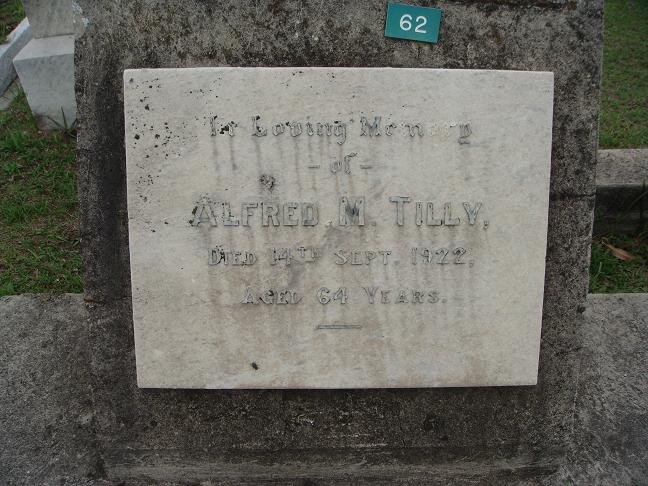 TILLY Alfred M -1922