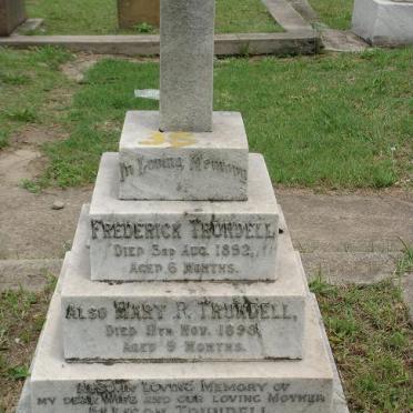 TRUNDELL Allison -1935 :: TRUNDELL Frederick -1892 :: TRUNDELL Mary R. -1893