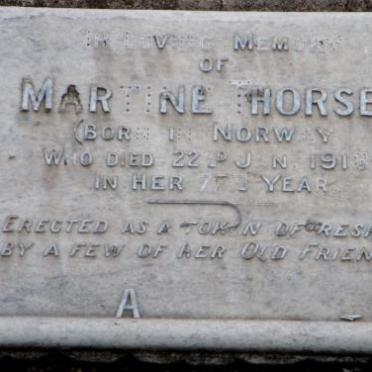 THORSEN Martine -1916