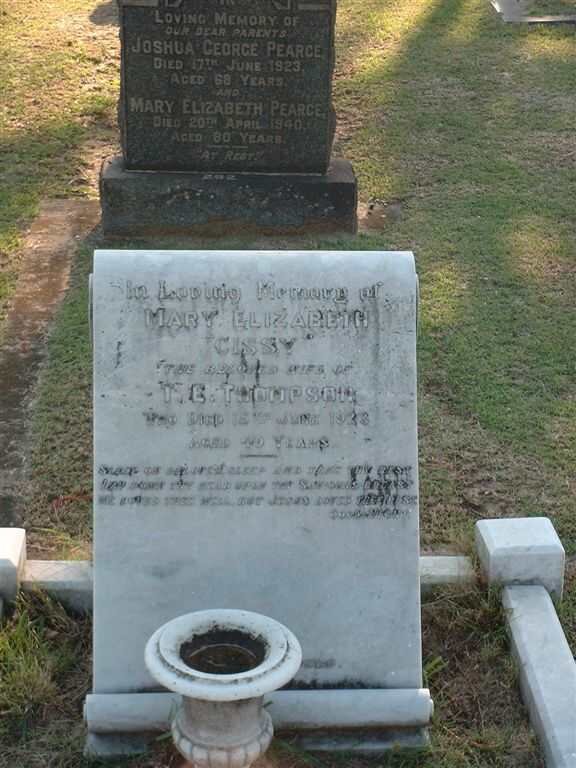 THOMPSON Mary Elizabeth 1883-1923