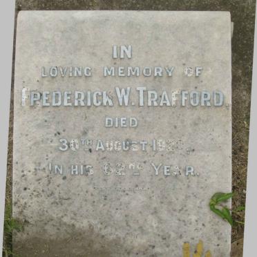 TRAFFORD Frederick W. -1920