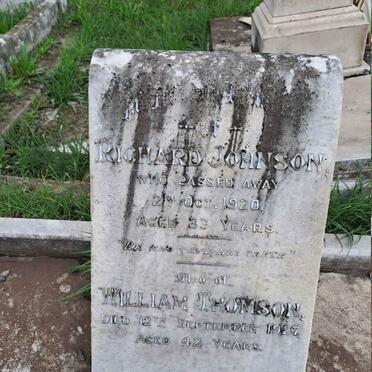 THOMSON William -1927 :: JOHNSON Richard -1920 