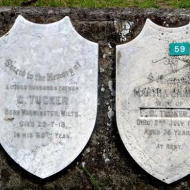TUCKER G. -1918 &amp; Martha Hannah -1935