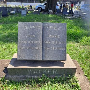 WALKER John 1876-1962 & Minnie 1890-1965
