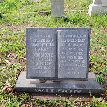 WILSON Barry Desmond 1939-2007
