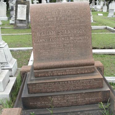 WOODROFFE William Stanbrooke -1918 &amp; Fanny Florence