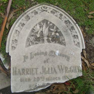 WRIGHT Harriet Julia -1925