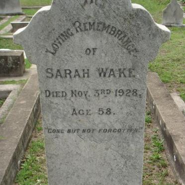 WAKE Sarah -1928