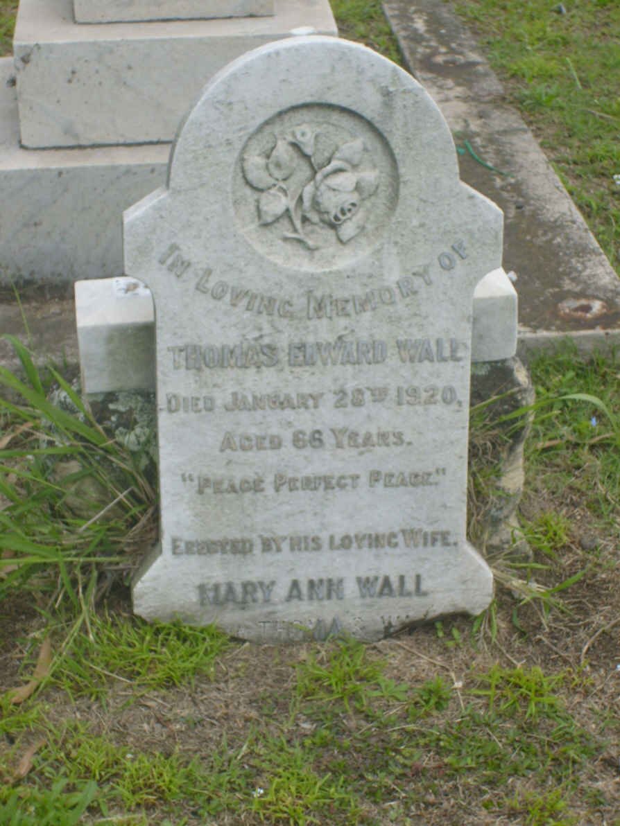 WALL Thomas Edward -1920