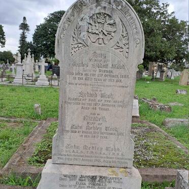 WOOD Mary -1885 :: WOOD Richard -1900 :: WOOD John Medley -1915 & Elizabeth -1912 :: HAYGARTH Walter Jacques -1950 & Eliza Priscilla -1948 :: HAYGARTH Alice Natalie -1930 :: SUTCLIFFE Eileen Josephine -1954