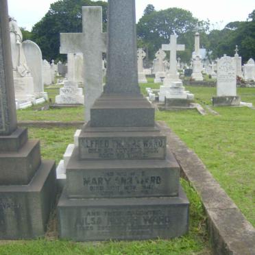 WARD Alfred Thomas -1927 &amp; Mary Ann -194? :: WARD Ailsa Norah -1957