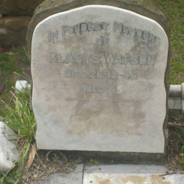 WATSON Gladys -1946