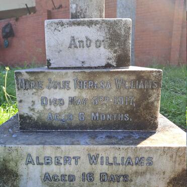 WILLIAMS Marie Julie Theresa -1917 :: WILLIAMS Albert -1916