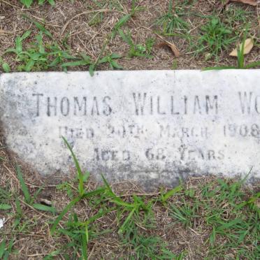 WOOD Thomas William -1906