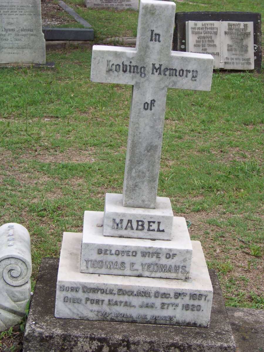 YEOMANS  Mabel 1887-1920