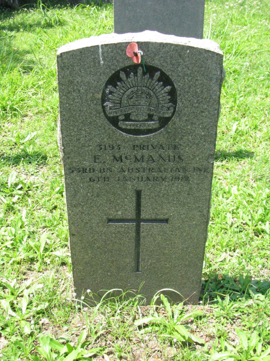 McMANUS E. -1912