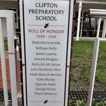 3. WWII Roll Honour - see names