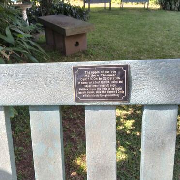 THOMSON Matthew 2004-2007