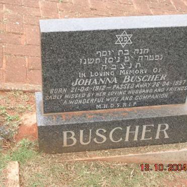 BUSCHER Johanna 1912-1997