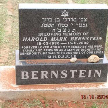 BERNSTEIN Harold Mark 1930-2002