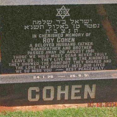 COHEN Roy -1991