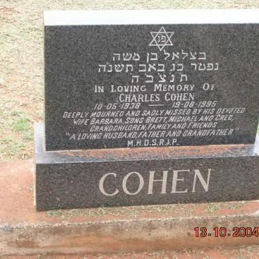 COHEN Charles 1938-1995