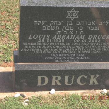 DRUCK Louis Abraham 1926-2002