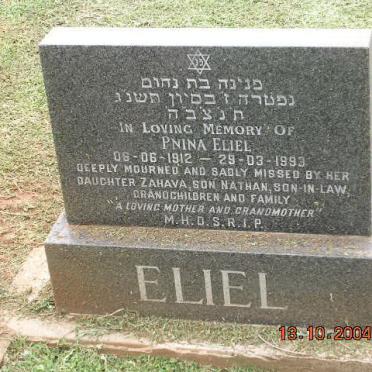 ELIEL Pnina 1912-1993