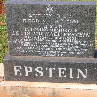 EPSTEIN Louis Michael 1936-2008