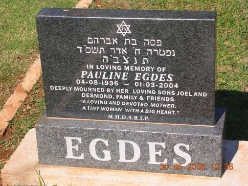 EGDES Pauline 1936-2004