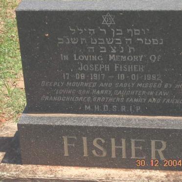 FISHER Joseph 1917-1992
