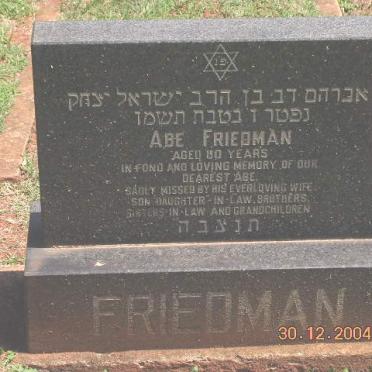 FRIEDMAN Abe