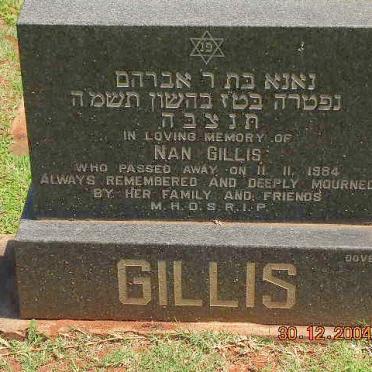GILLS Nan -1984
