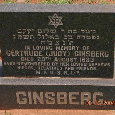 GINSBERG Gertrude -1983