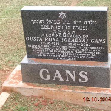 GANS Gusta Rosa 1915-2002
