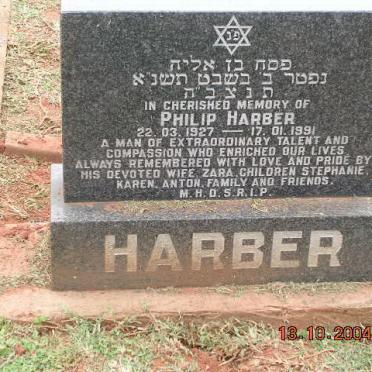 HARBER Philip 1927-1991