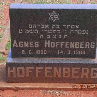 HOFFENBERG Agnes 1898-1988