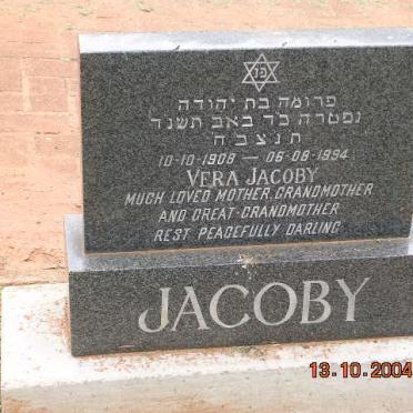 JACOBY Vera 1908-1994